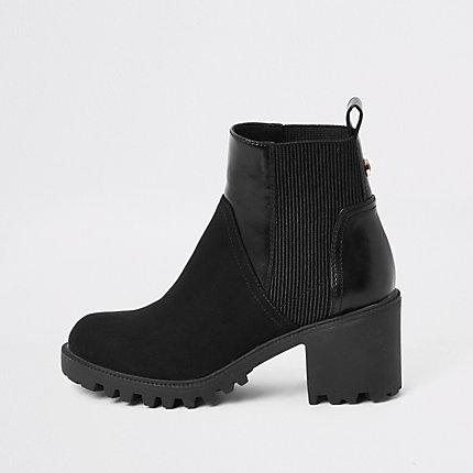 River Island Womens Chunky Panelled Boots