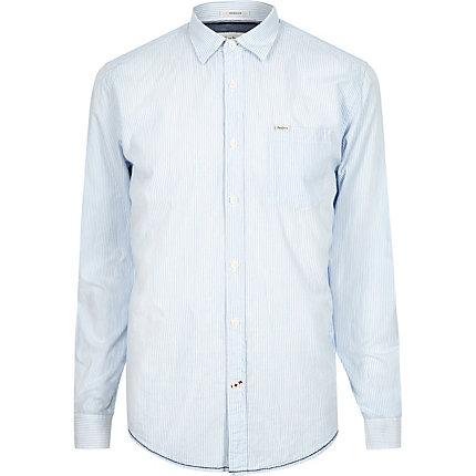 River Island Mens Pepe Jeans Pinstripe Shirt