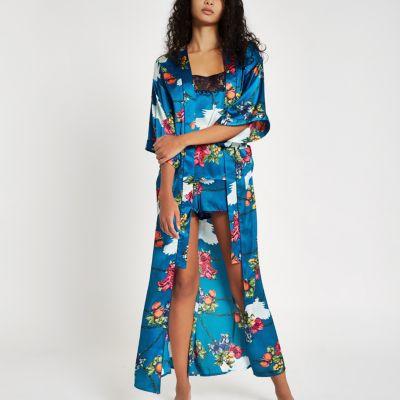 River Island Womens Scarf Print Kimono