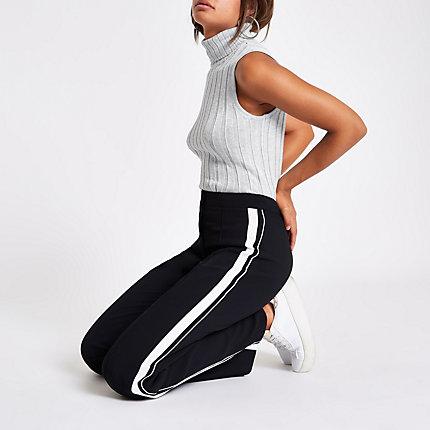 River Island Womens Knit Ribbed Roll Neck Sleeveless Jumper