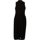 River Island Womens Tie Waist High Neck Midi Dress