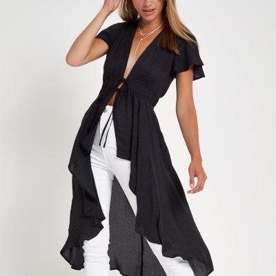 River Island Womens Short Sleeve Kimono