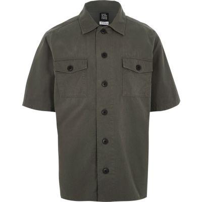 River Island Mens Design Forum Short Sleeve Shirt