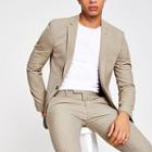 River Island Mens Stripe Super Skinny Fit Suit Jacket