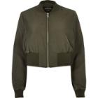 River Island Womens Cropped Bomber Jacket