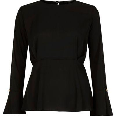 River Island Womens Split Sleeve Blouse