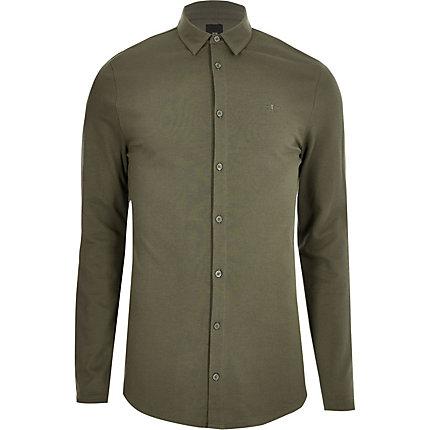 River Island Mens Big And Tall Button-through Shirt