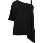 River Island Womens Plus Asymmetric One Shoulder Top