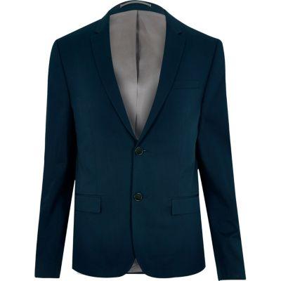 River Island Mens Cropped Skinny Suit Jacket