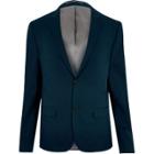 River Island Mens Cropped Skinny Suit Jacket