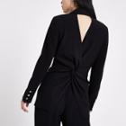 River Island Womens Fitted Twist Back Blazer