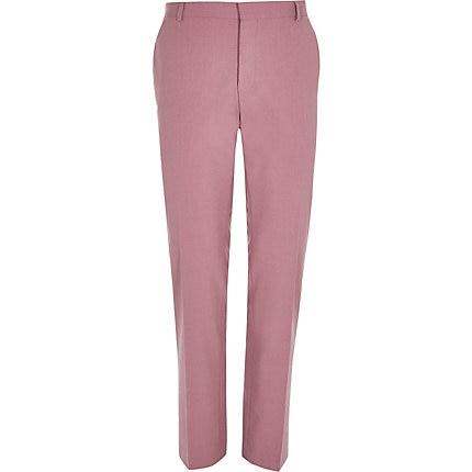 River Island Mens Selected Homme Slim Fit Suit Trousers
