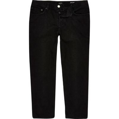 River Island Mens Dean Straight Cropped Jeans