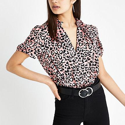 River Island Womens Print Fill Neck Shell Top
