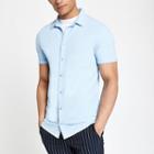 River Island Mens Muscle Fit Button Down Shirt