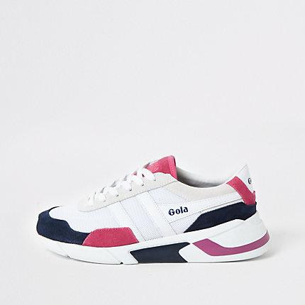River Island Womens Gola Classics White Eclipse Runner Trainers