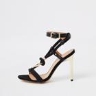 River Island Womens Rope Ring Stiletto Heel Sandals