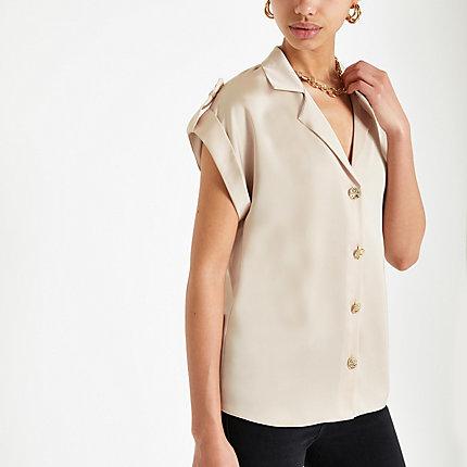 River Island Womens Short Sleeve Utility Shirt