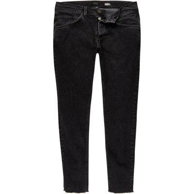 River Island Mens Sid Cropped Skinny Jeans
