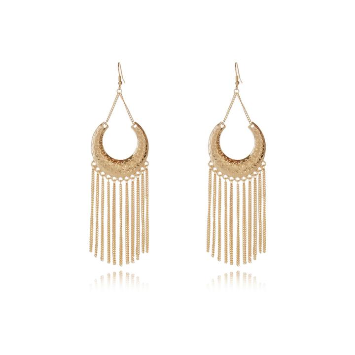 River Island Womens Gold Tone Dangle Earrings