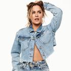 River Island Womens Caroline Flack Cropped Denim Jacket