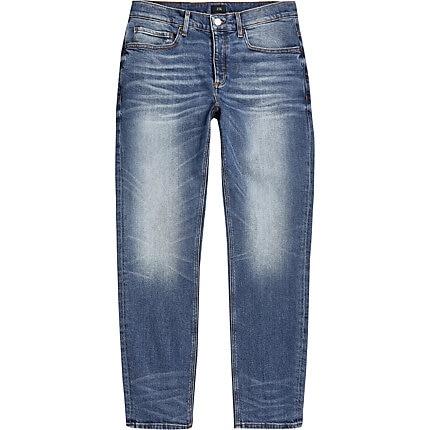 River Island Mens Big And Tall Slim Fit Dylan Jeans