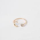 River Island Womens Gold Tone 'c' Initial Ring