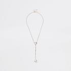 River Island Womens Gold Tone Triangle Drop Necklace