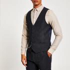 River Island Mens Chain Pocket Suit Waistcoat