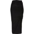 River Island Womens Ruched Side Split Pencil Skirt