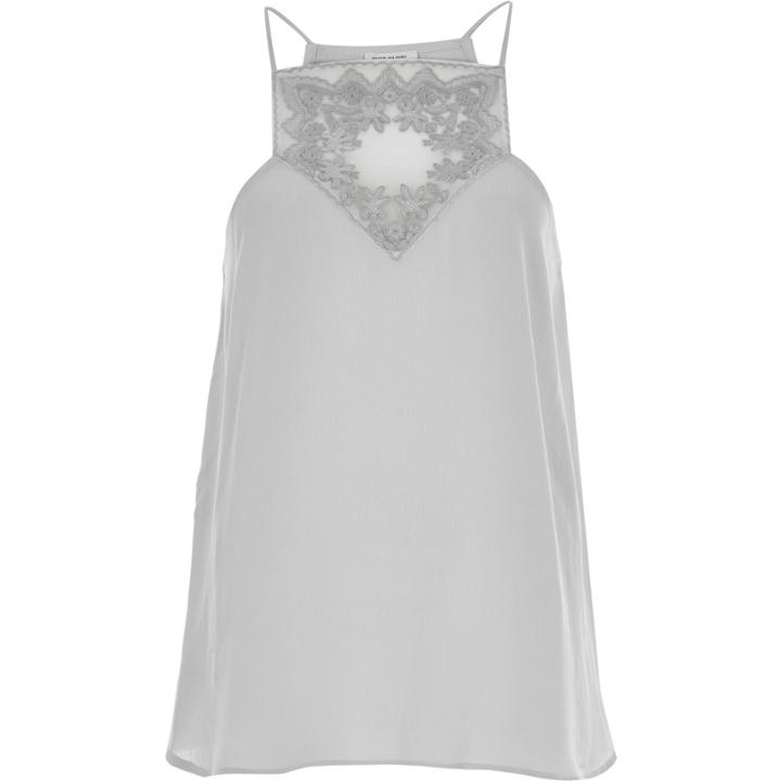 River Island Womens Embroidered Panel Cami