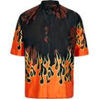 River Island Mens Jaded London Flame Short Sleeve Shirt