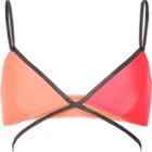 River Island Womens Color Block Strappy Bikini Top