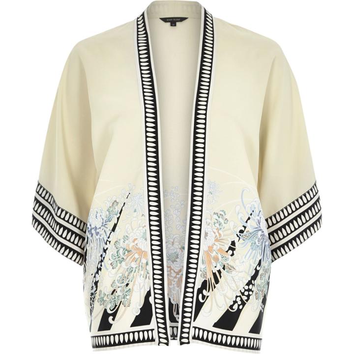 River Island Womens Vintage Print Kimono