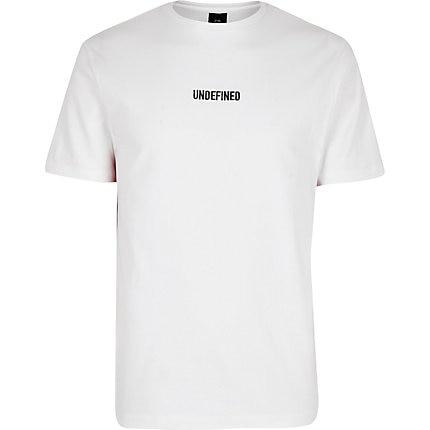 River Island Mens Big And Tall 'undefined' Slim Fit T-shirt