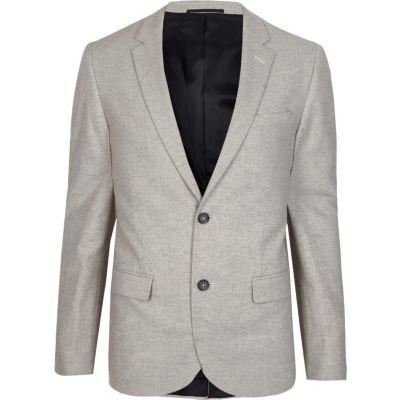River Island Mens Cropped Skinny Fit Blazer