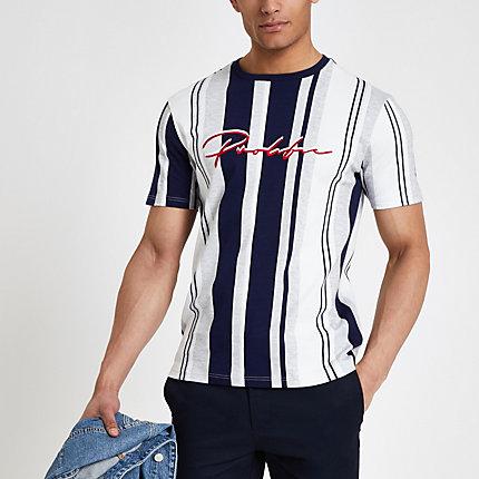 River Island Mens Marl 'prolific' Stripe T-shirt