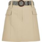 River Island Womens Petite Belted Mini Utility Skirt