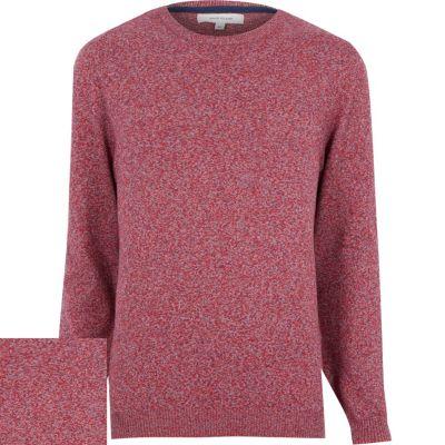 River Island Mens Marl Melange Sweater