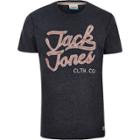 River Island Mens Jack And Jones Embroidered T-shirt
