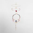 River Island Womens Multicolored Beaded Tassel Necklace Set
