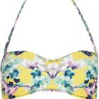 River Island Womens Floral Print Balconette Bikini Top