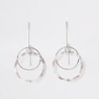 River Island Womens Silver Colour Resin Ring Drop Earrings