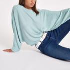River Island Womens Ribbed Long Sleeve Knitted Jumper