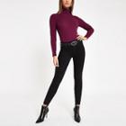 River Island Womens Roll Neck Long Sleeve Top