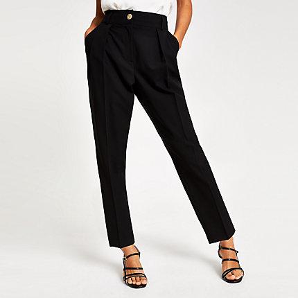 River Island Womens Petite Peg Leg Trousers