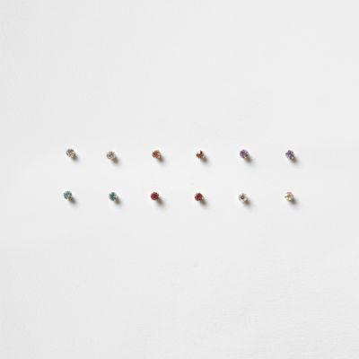 River Island Womens Multi-coloured Stud Earring Multipack