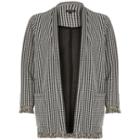 River Island Womens Jacquard Fringed Trim Jacket