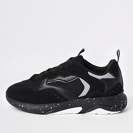 River Island Mens Speckled Sole Runner Sneakers