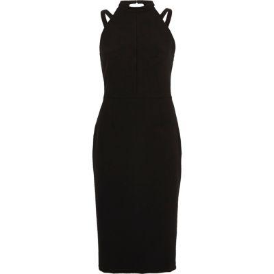 River Island Womens Sleeveless High Neck Bodycon Dress